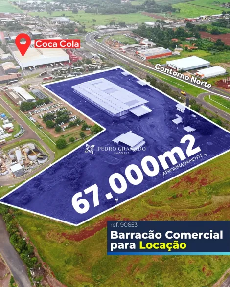 Maringa Conjunto Habitacional Joao de Barro Thais Comercial Locacao R$ 160.000,00  Area do terreno 67000.00m2 Area construida 9040.53m2